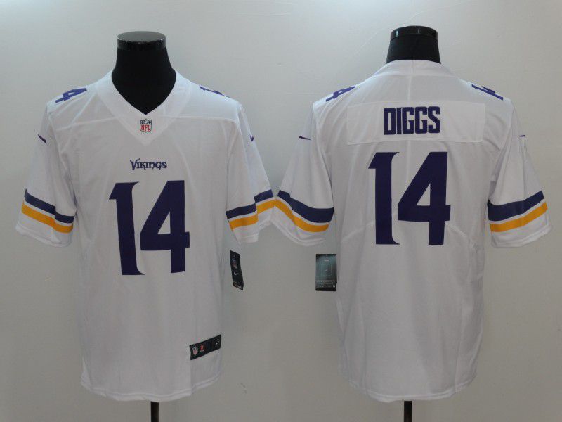 Men Minnesota Vikings #14 Diggs White Nike Vapor Untouchable Limited NFL Jerseys->carolina panthers->NFL Jersey